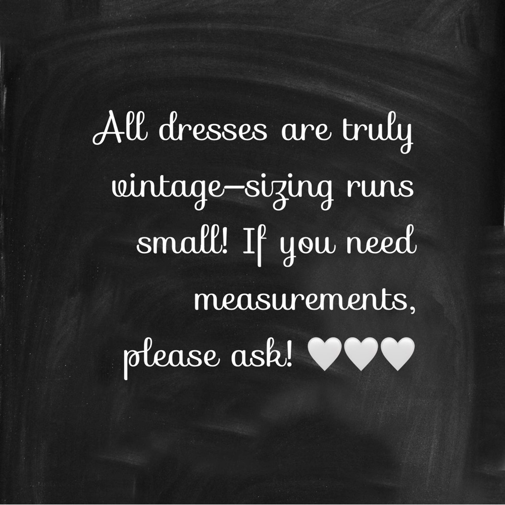 Sizing and Fit for Vintage Dresses & Gowns